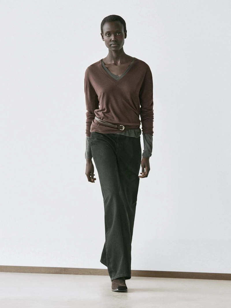 Джемпер из шелково-шерстяной смеси