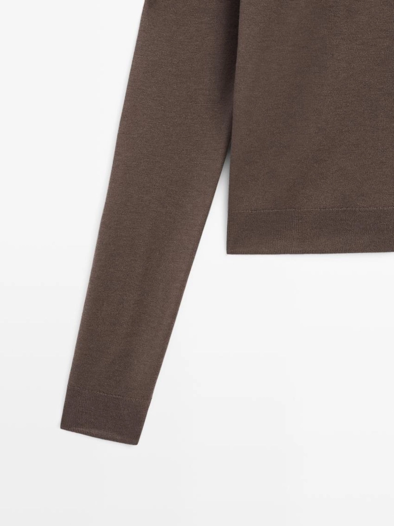 Джемпер из шелково-шерстяной смеси