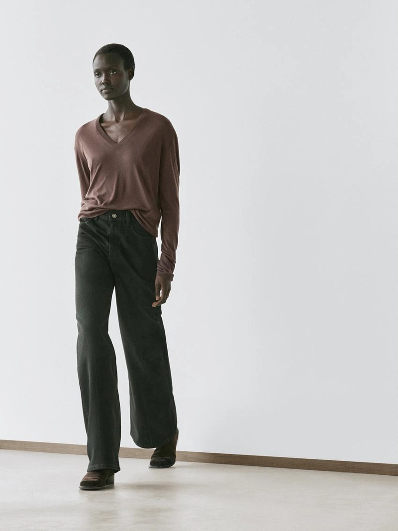 Джемпер из шелково-шерстяной смеси