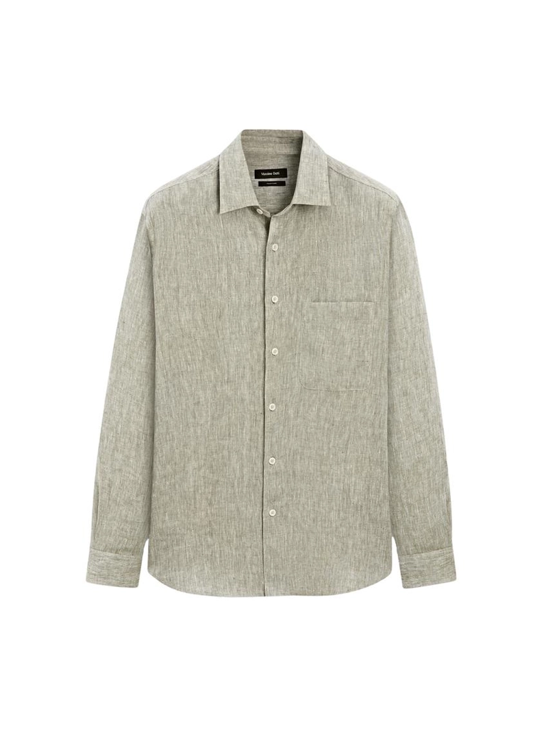 Рубашка с карманом regular-fit