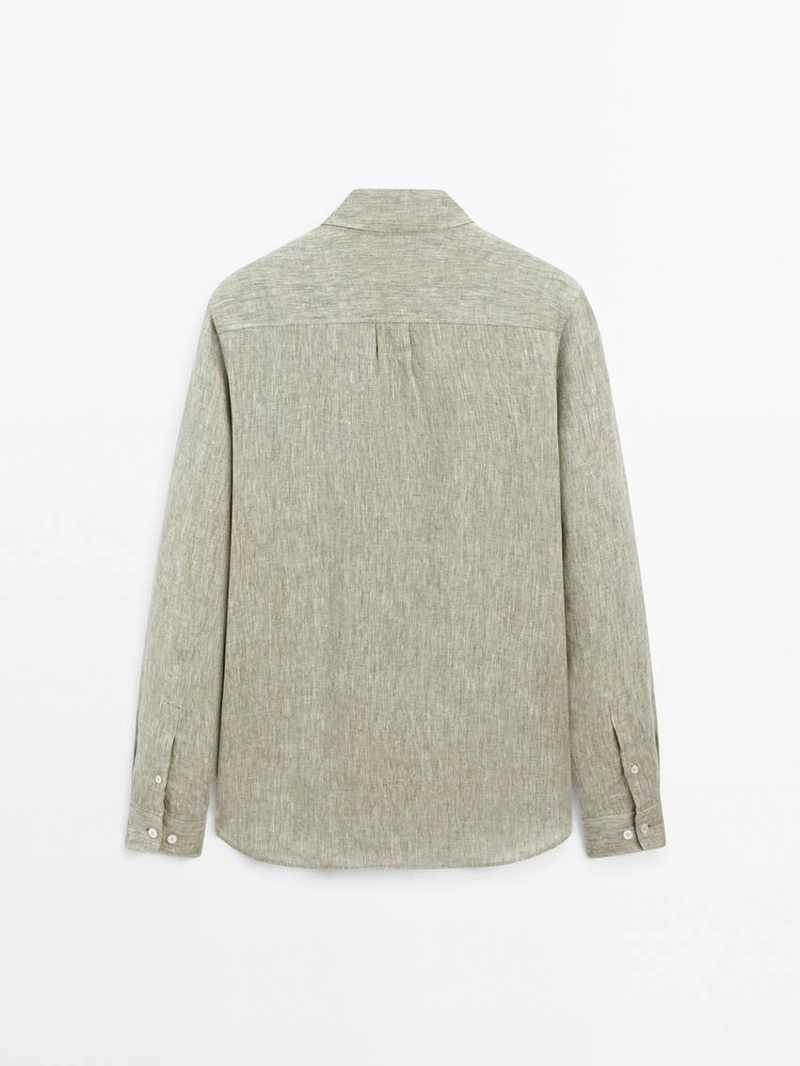 Рубашка с карманом regular-fit