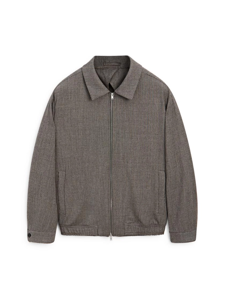 Пиджак из 100% шерсти в клетку