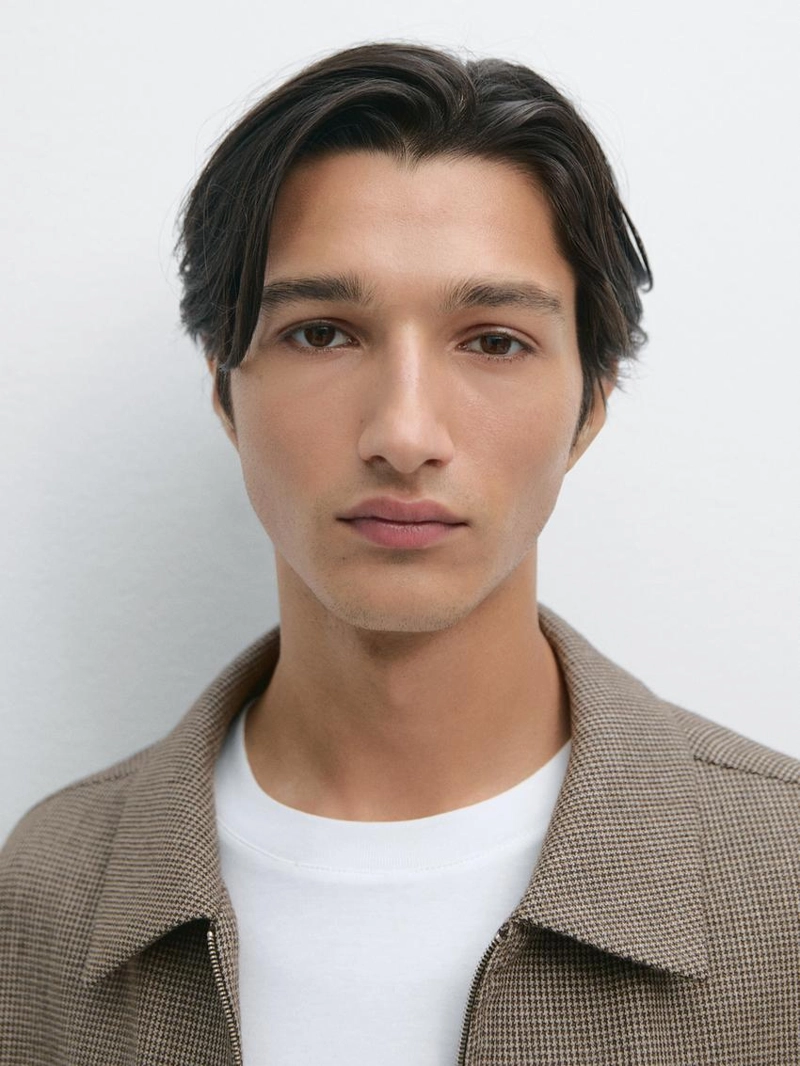 Пиджак из 100% шерсти в клетку