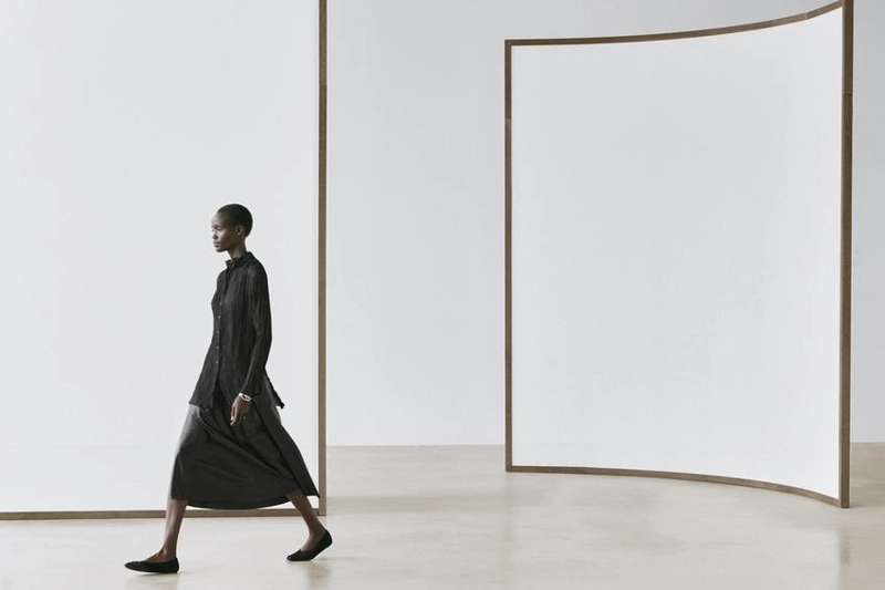 Рубашка с плиссировкой