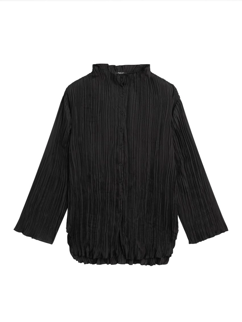 Рубашка с плиссировкой