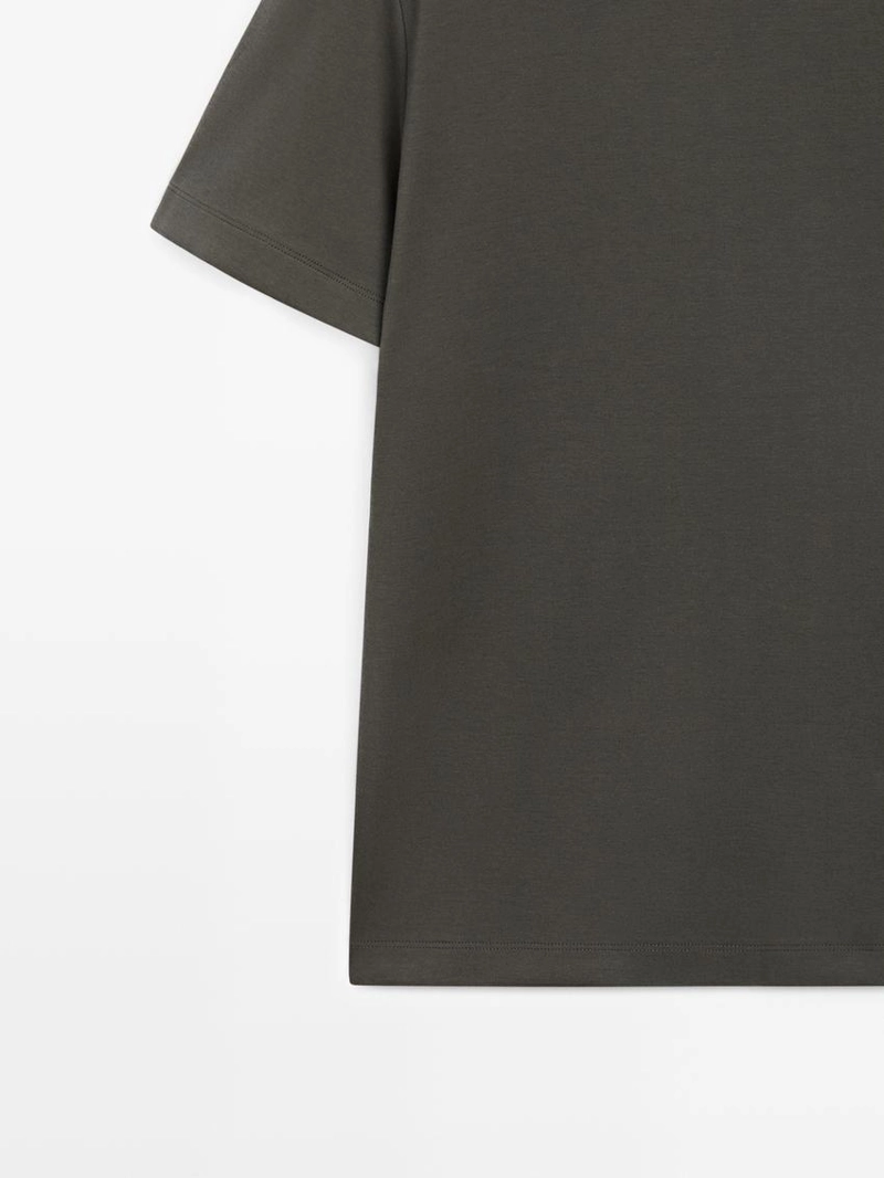 Футболка из хлопка с коротким рукавом