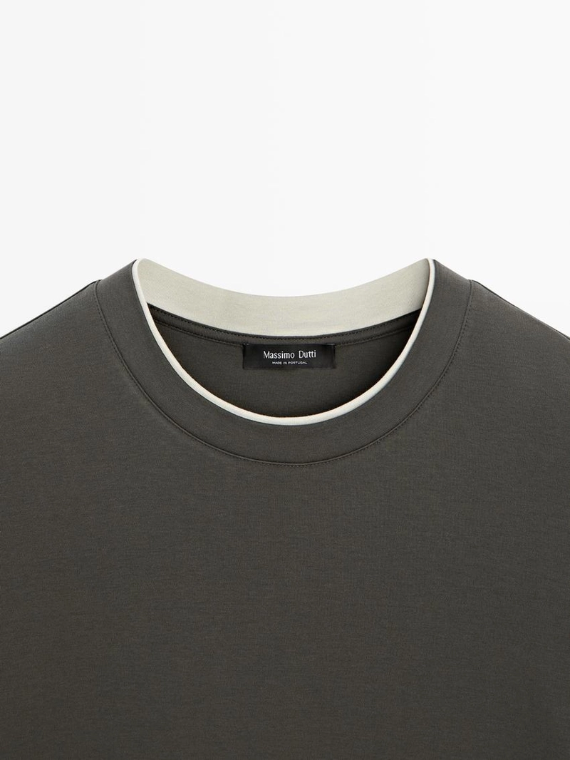 Футболка из хлопка с коротким рукавом