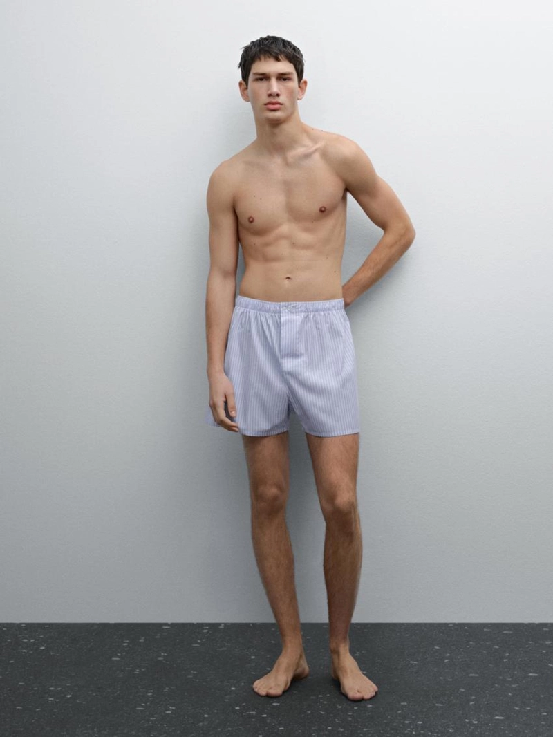 100% хлопковые полосатые боксеры