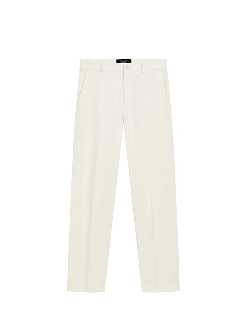 Брюки прямого кроя из легкого материала