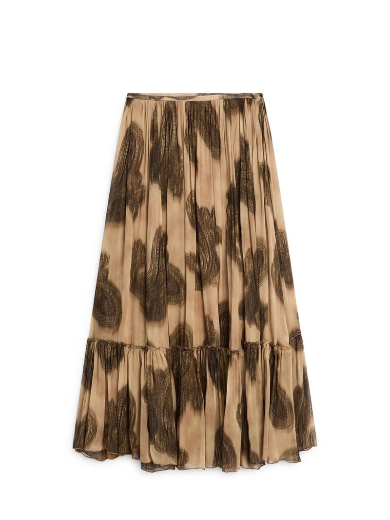 Длинная юбка в пейсли