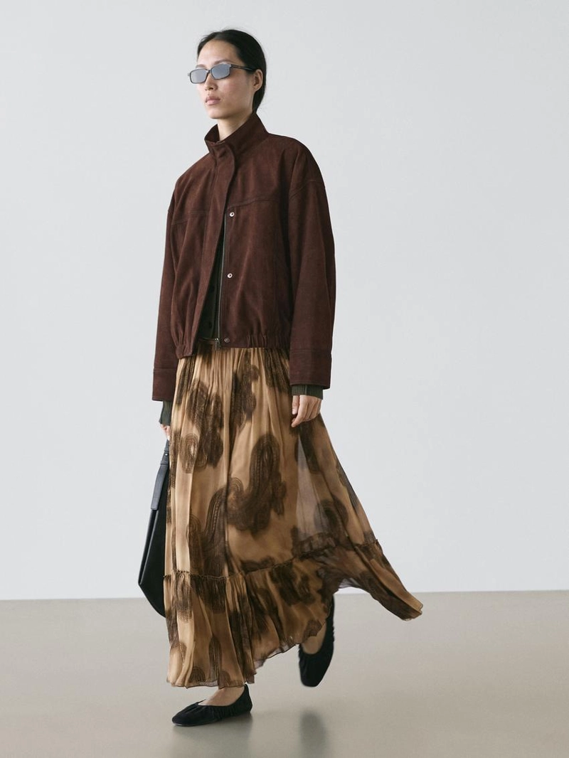 Длинная юбка в пейсли