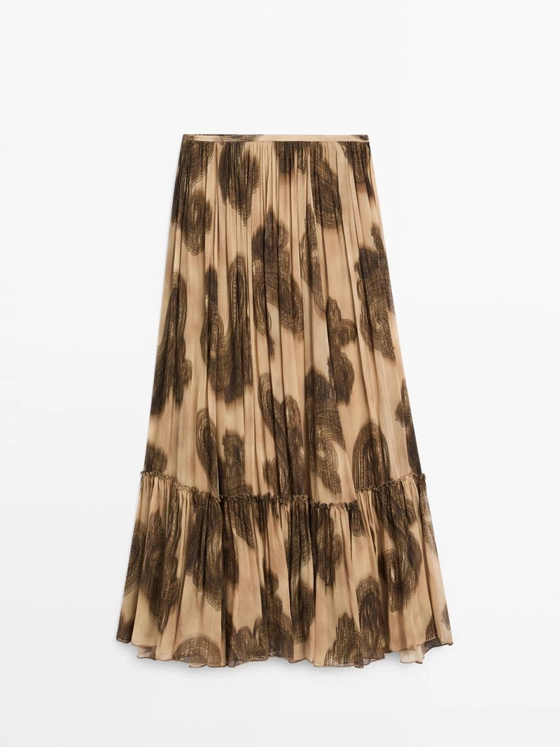 Длинная юбка в пейсли