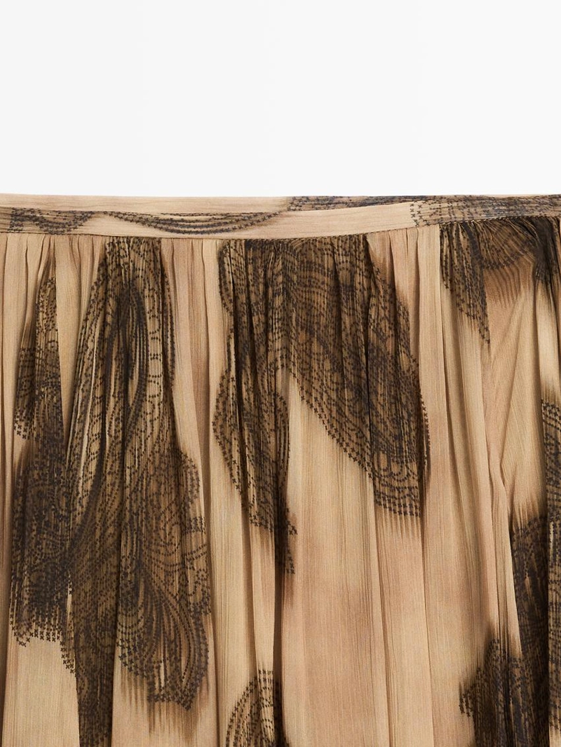 Длинная юбка в пейсли