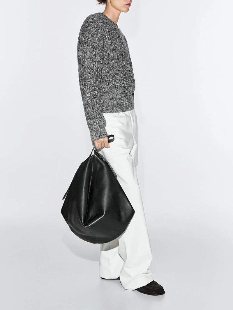 Сумка из натуральной кожи nappa среднего размера