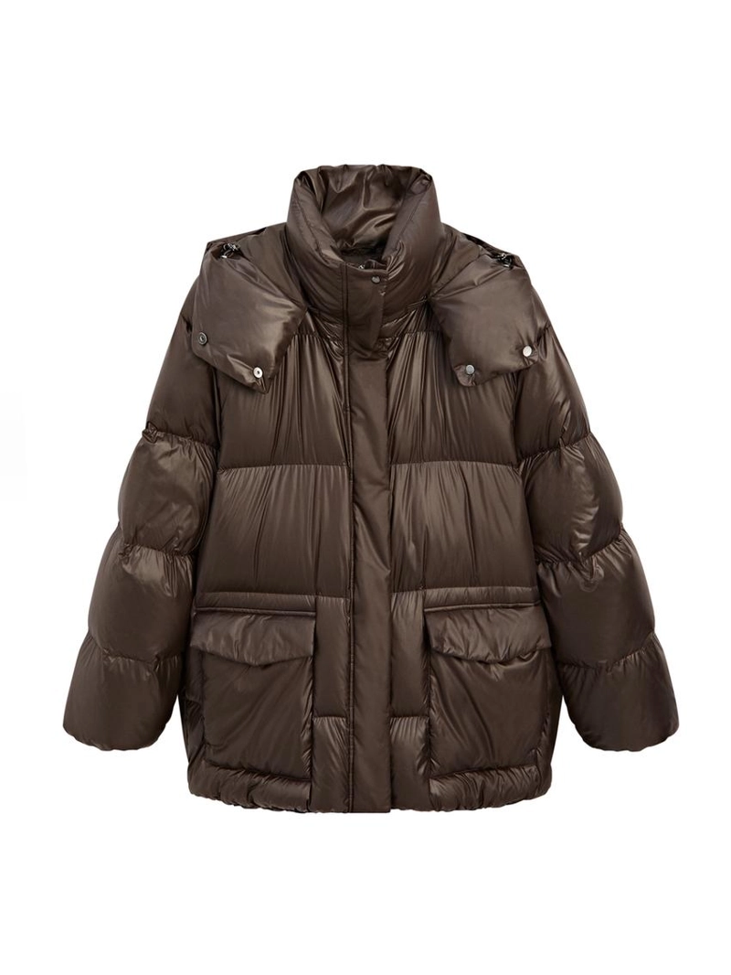 Глянцевый пуховик