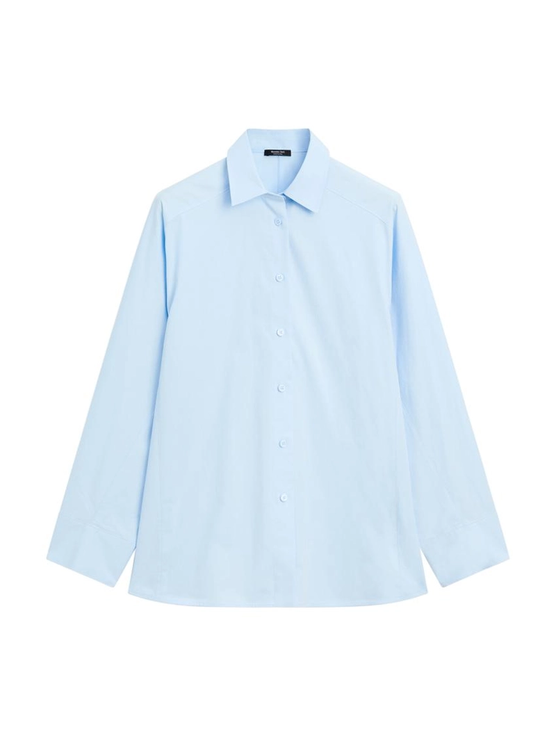 Рубашка с рукавами реглан из поплина