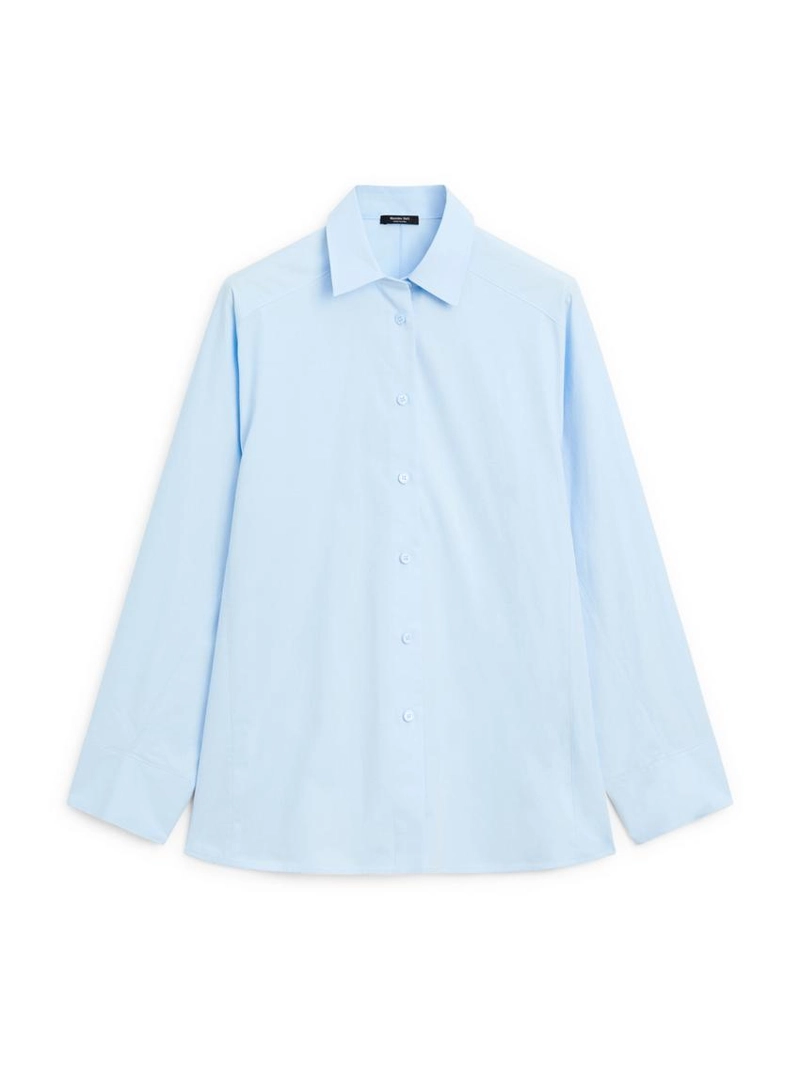 Рубашка с рукавами реглан из поплина