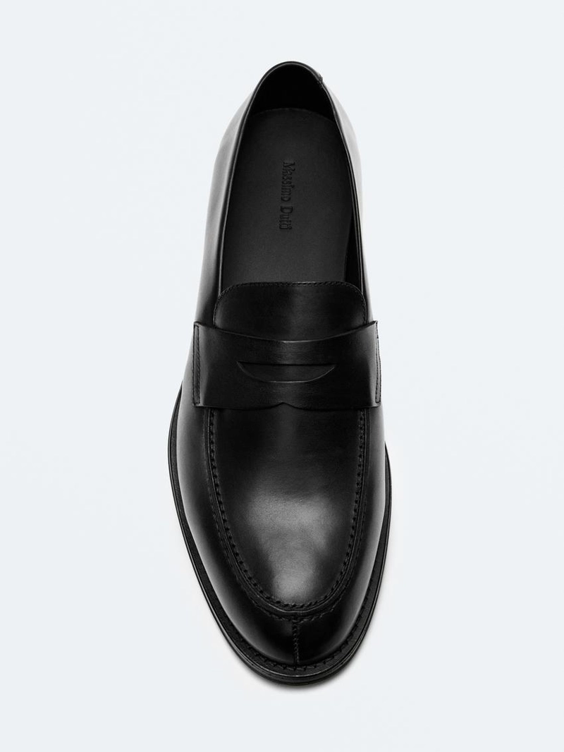 Умные кожаные мокасины