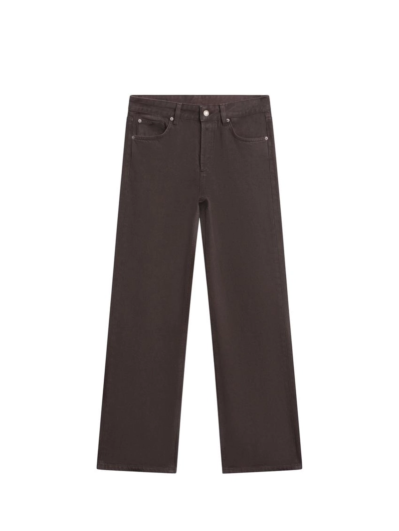 Джинсы с широкими брючинами