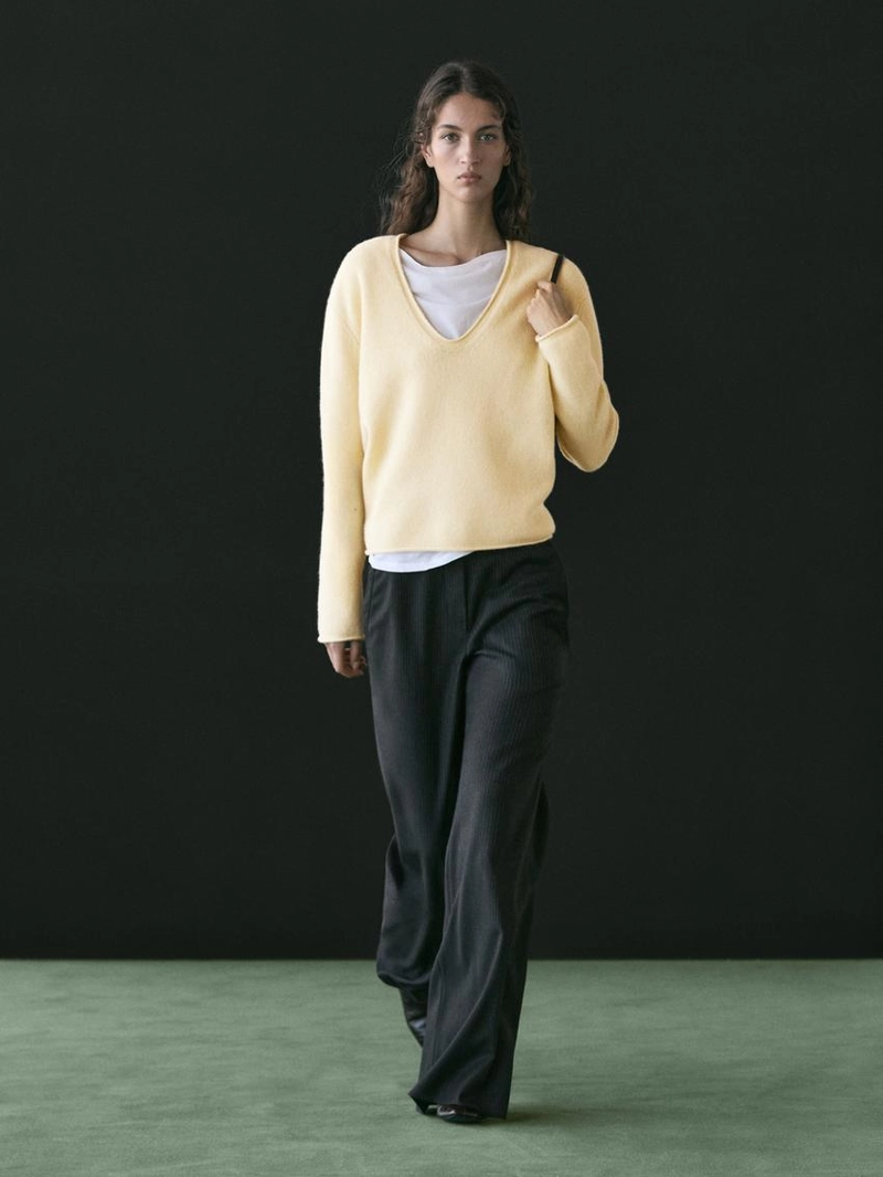 Брюки с зауженными штанинами в полоску