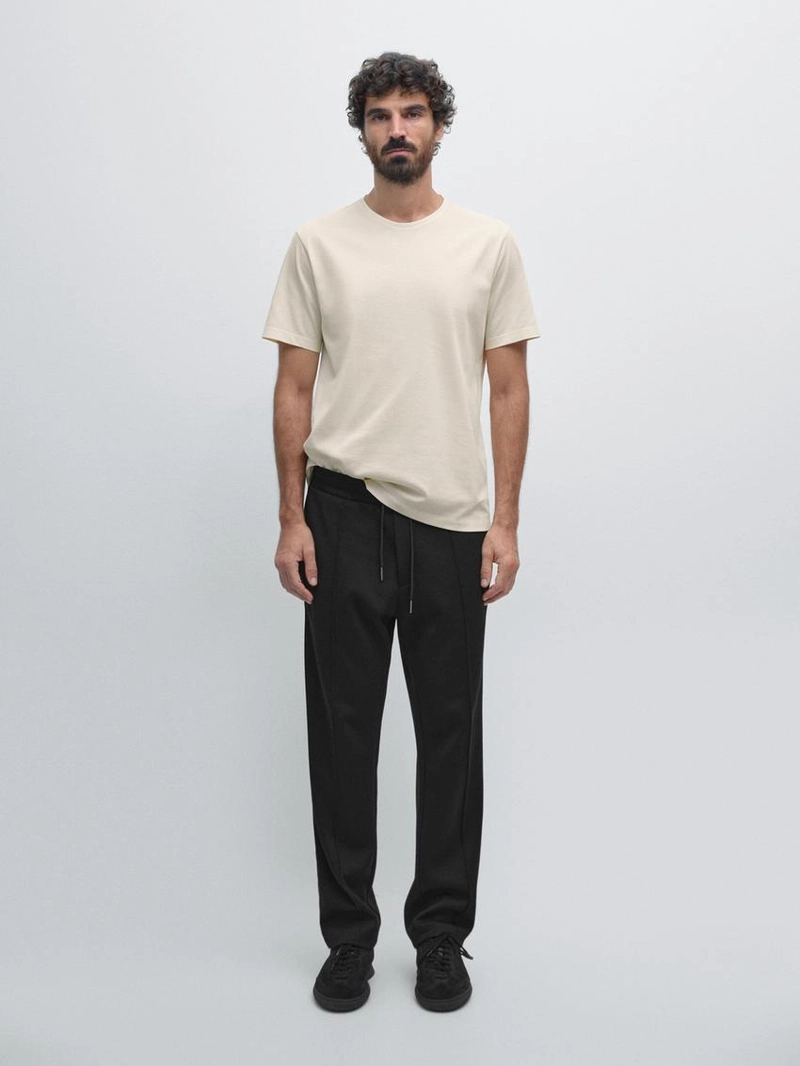 Футболка с круглым вырезом regular fit