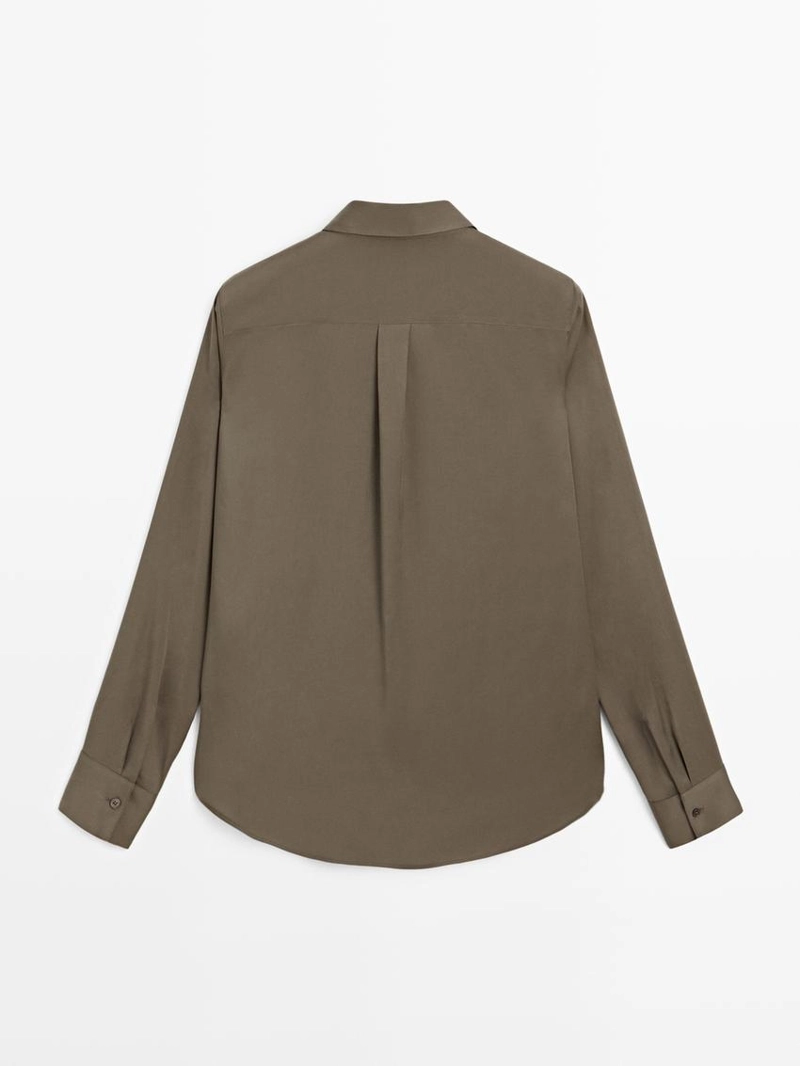 Рубашка с летящим воротничком