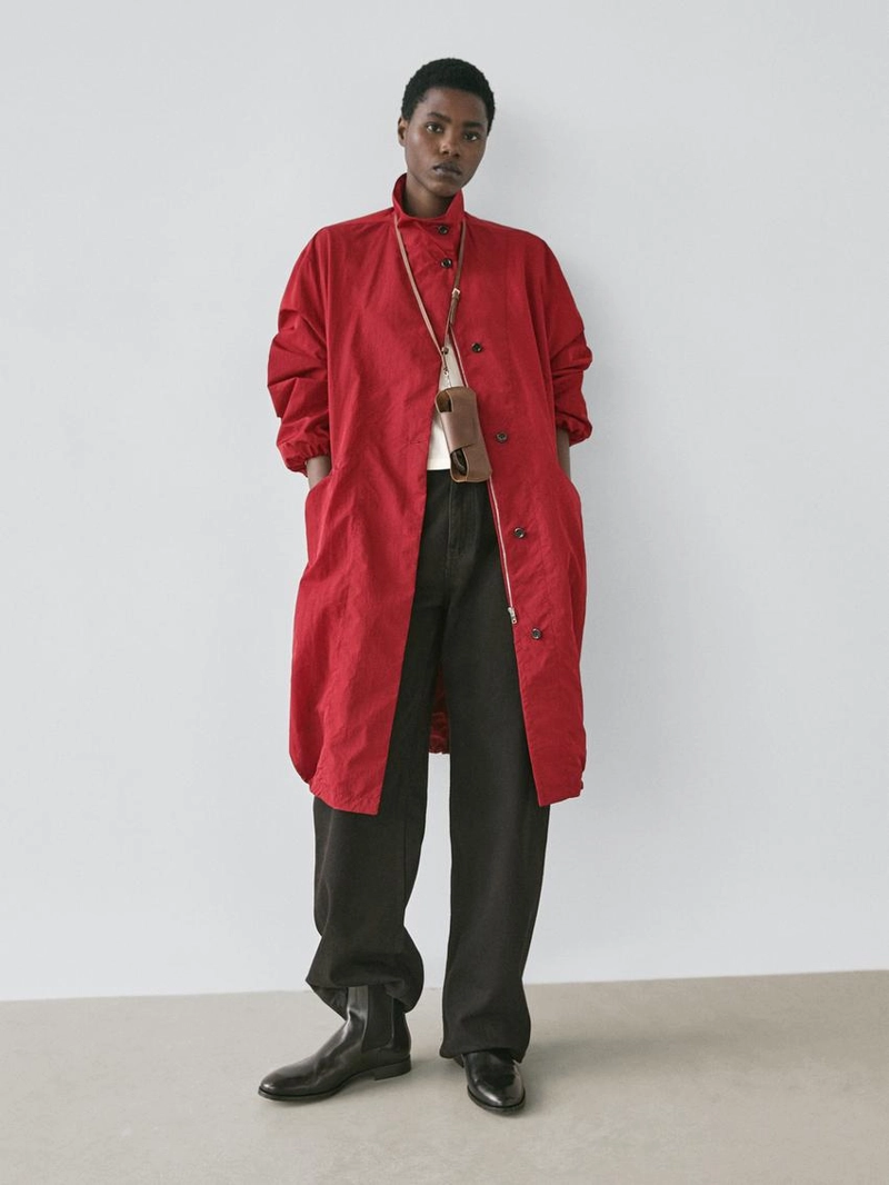 Длинная парка oversize