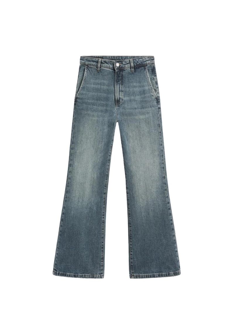 Джинсы белл-боттом средней посадки