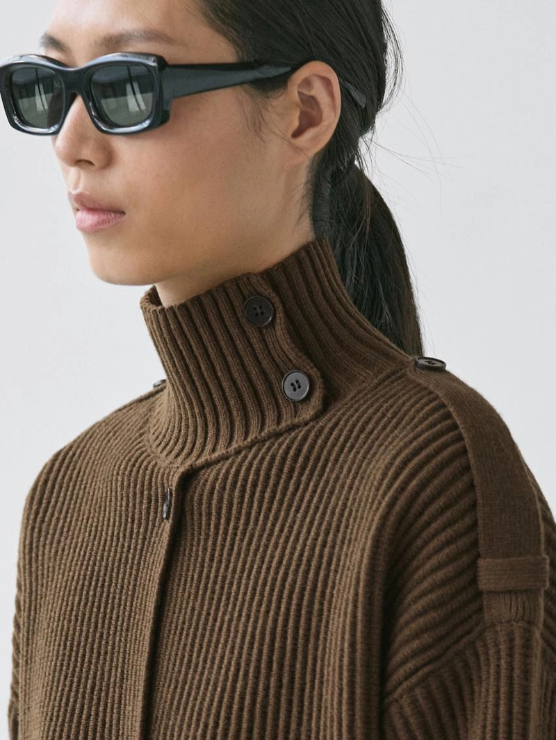 Кардиган из шерсти с деталями на пуговицах