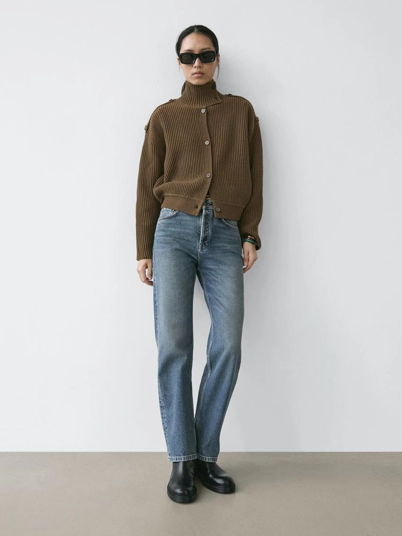 Кардиган из шерсти с деталями на пуговицах