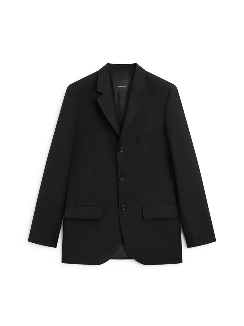 Пиджак из шерсти с тремя пуговицами