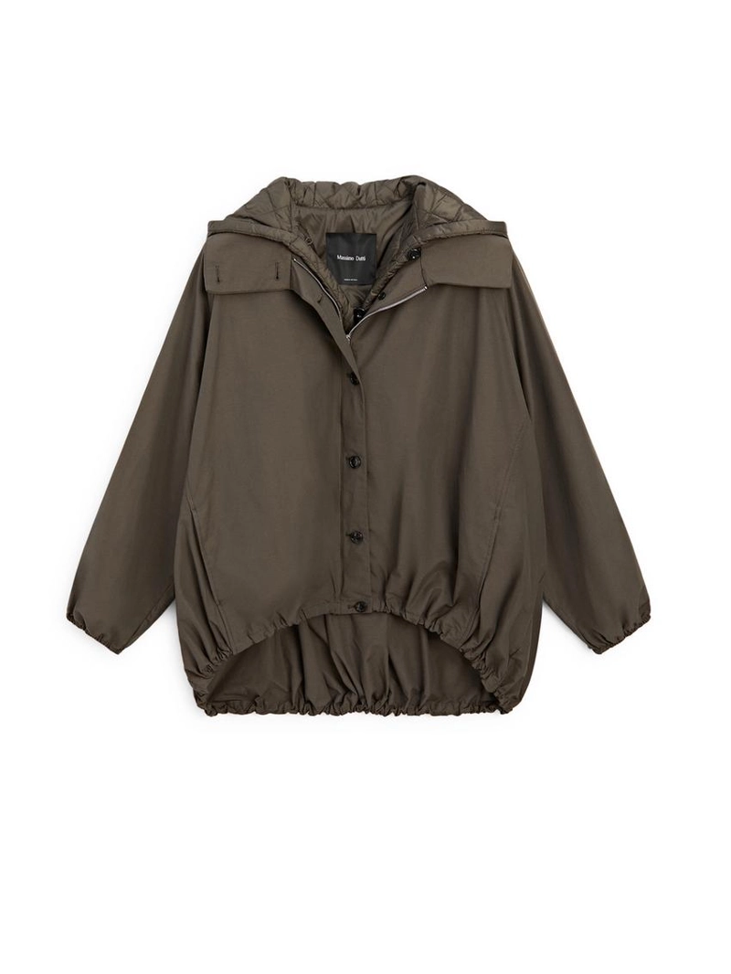 Парка с деталями из пуха