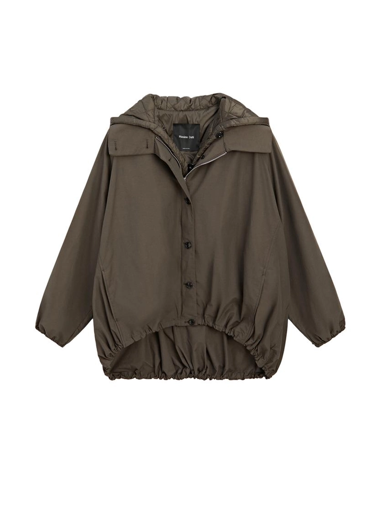 Парка с деталями из пуха