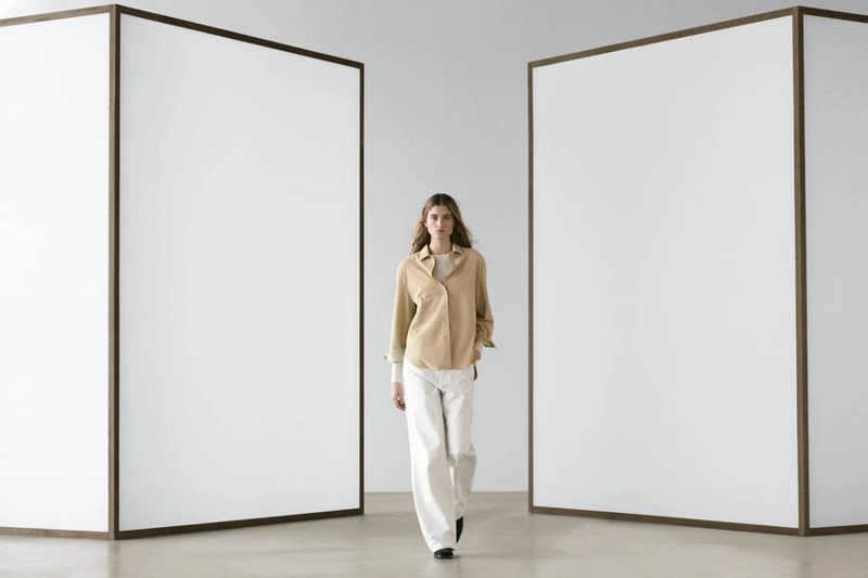 Рубашка из замши