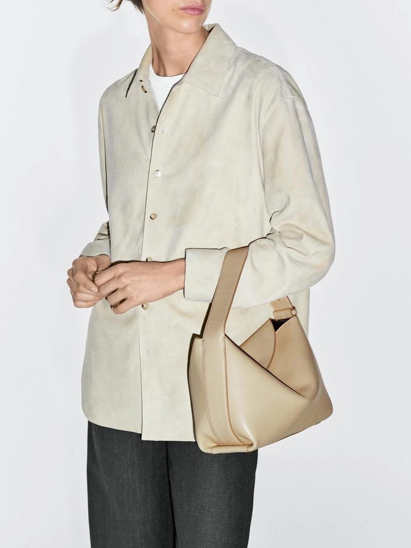 Сумка на плечо из натуральной кожи неппа