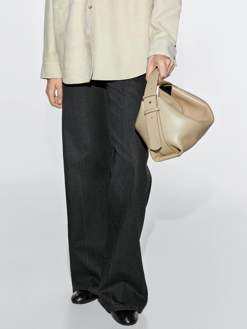 Сумка на плечо из натуральной кожи неппа