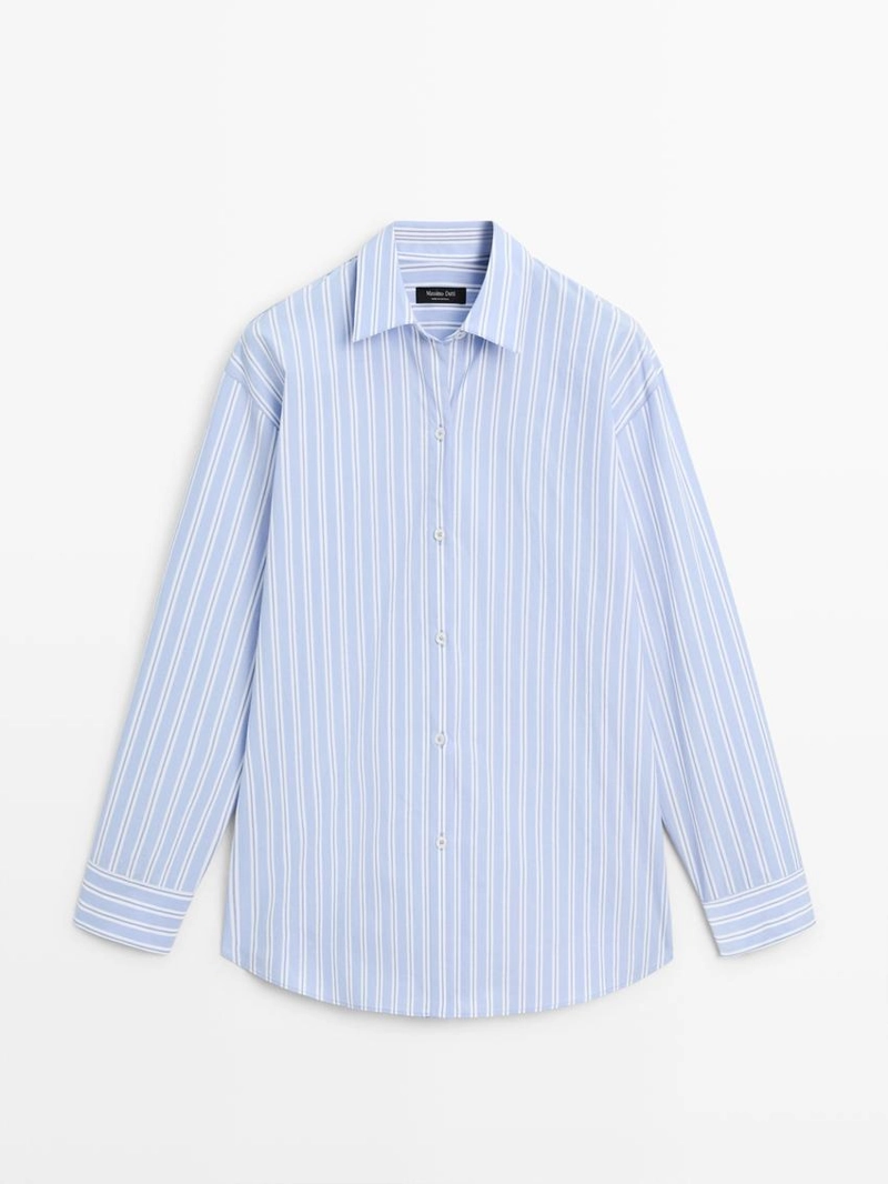 Рубашка в полоску из 100% хлопка