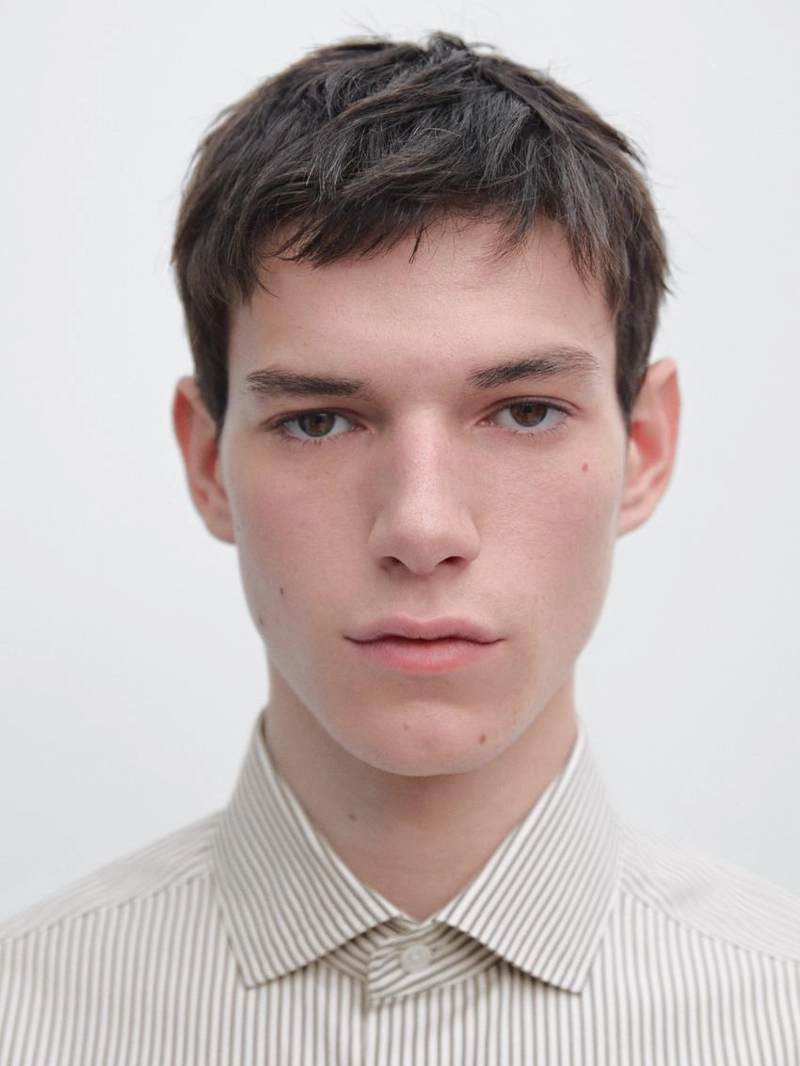 Рубашка из хлопкового поплина