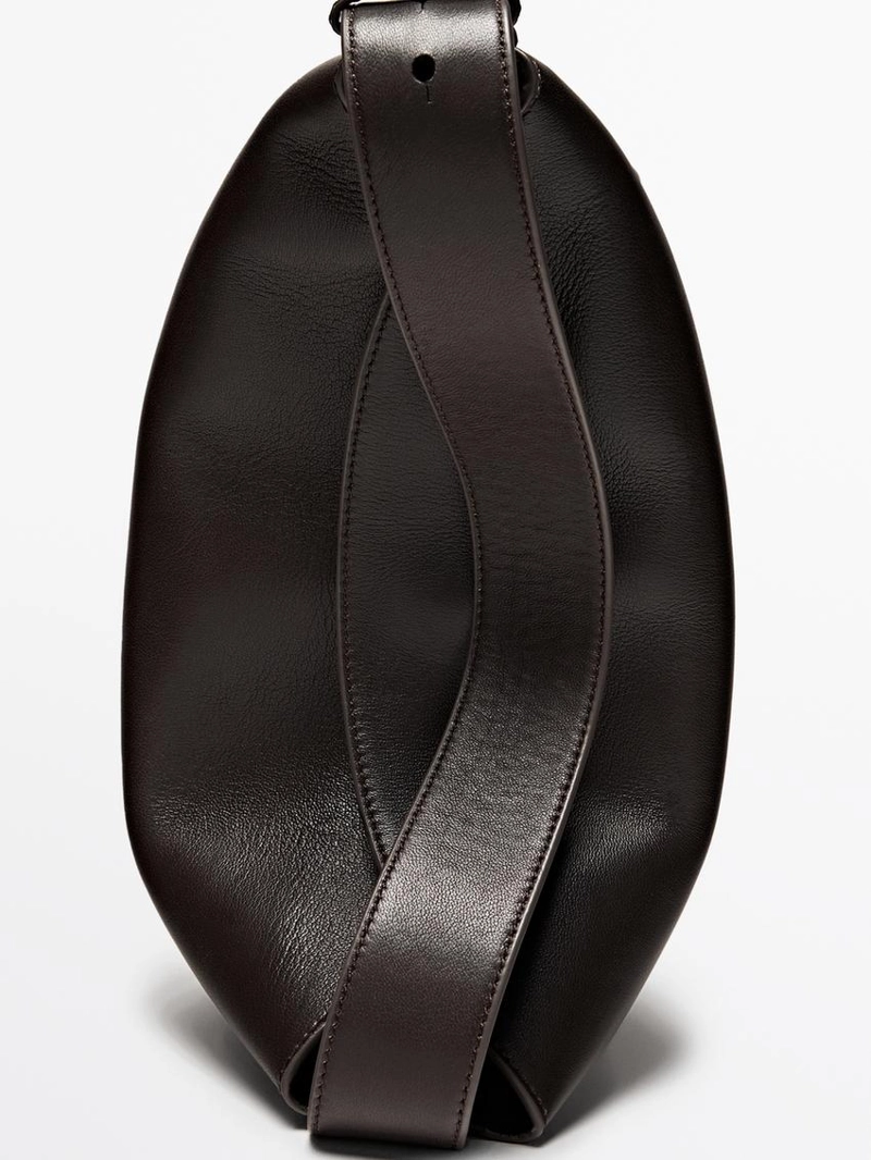 Маленькая сумка из натуральной кожи овцы