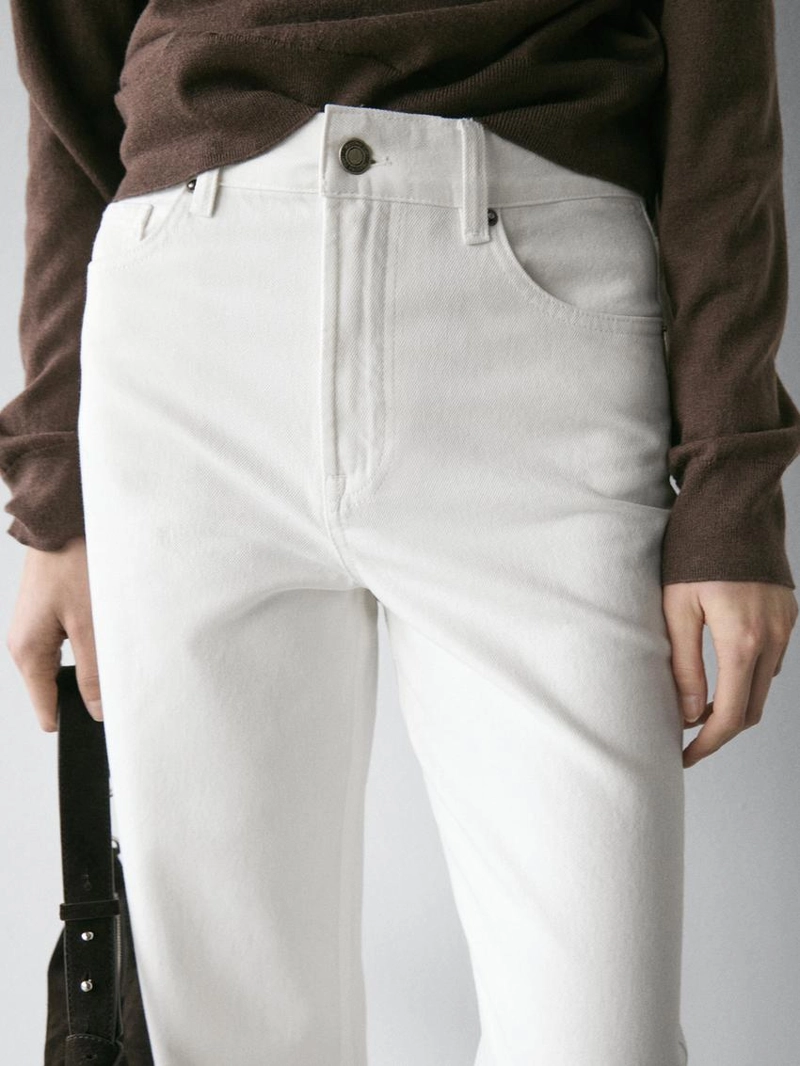 Джинсы прямого кроя