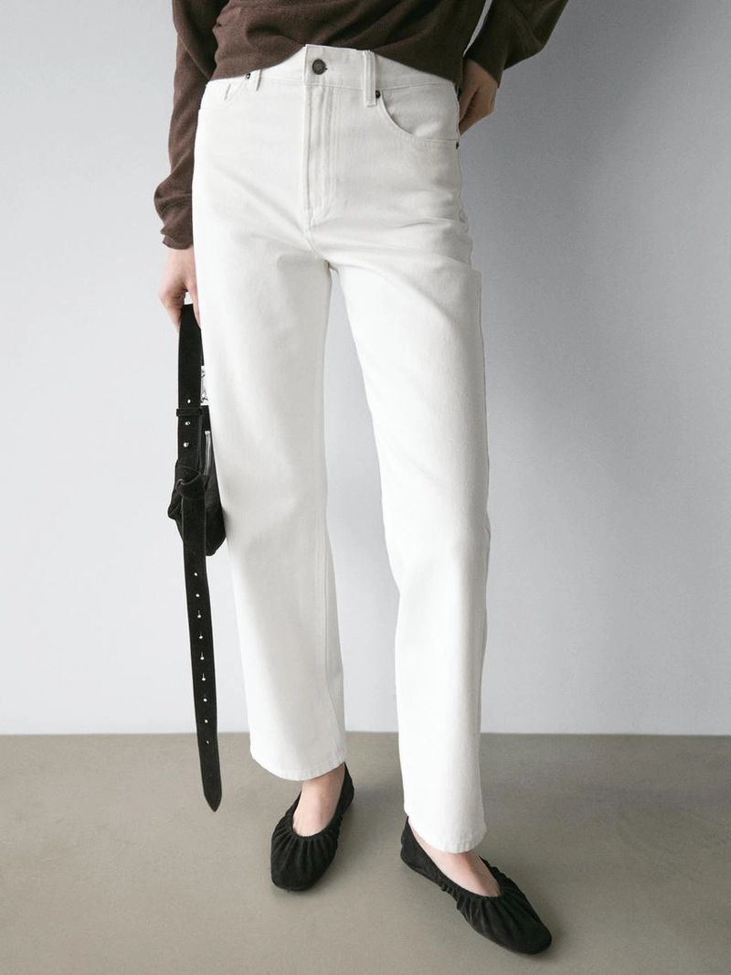 Джинсы прямого кроя