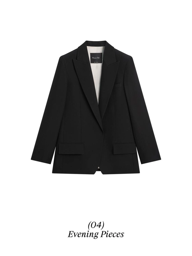 Пиджак из креповой ткани