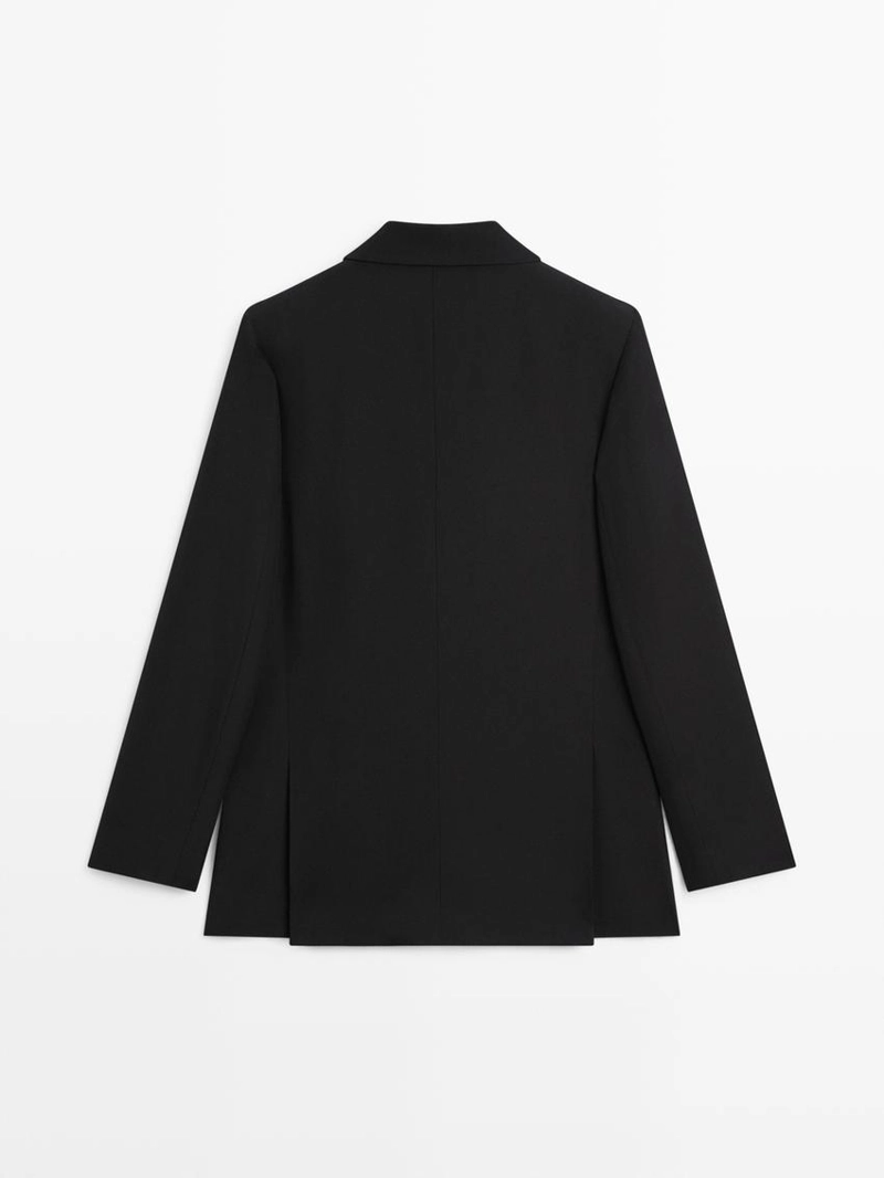 Пиджак из креповой ткани