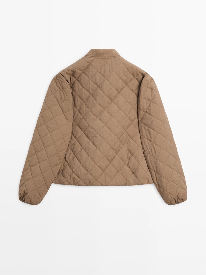 Укороченная куртка-бомбер