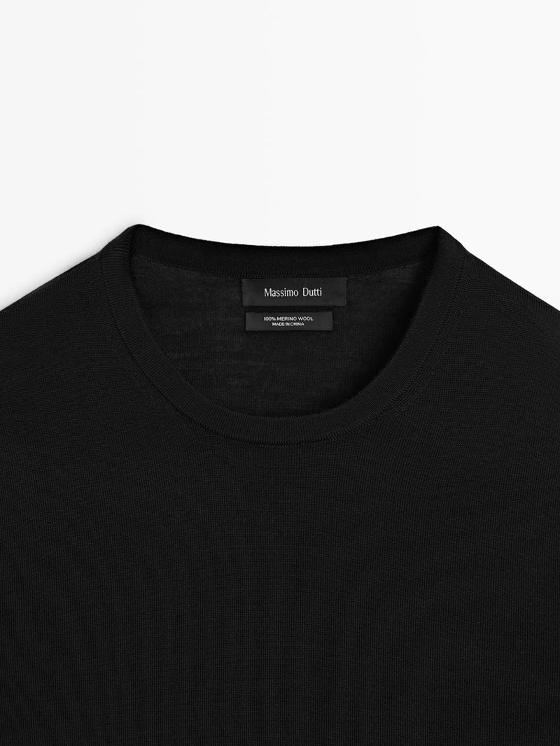 Свитер из мериносовой шерсти