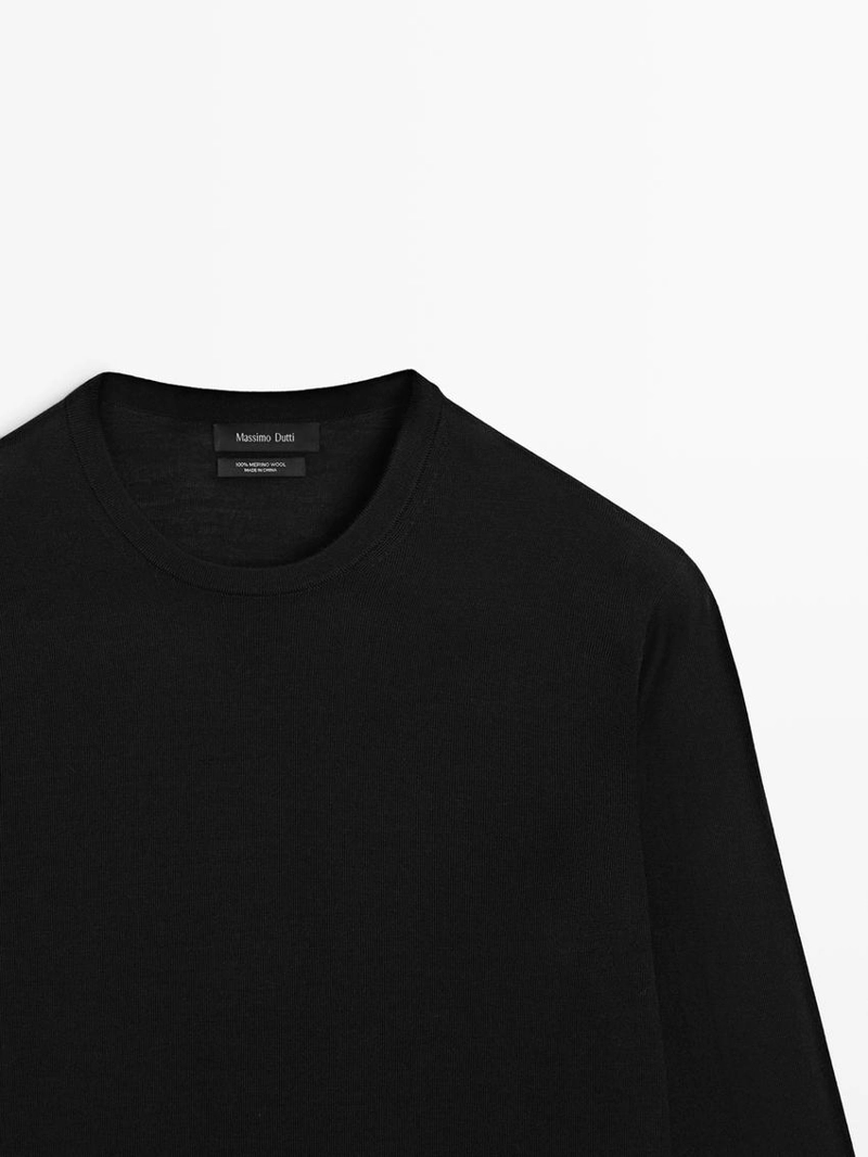 Свитер из мериносовой шерсти