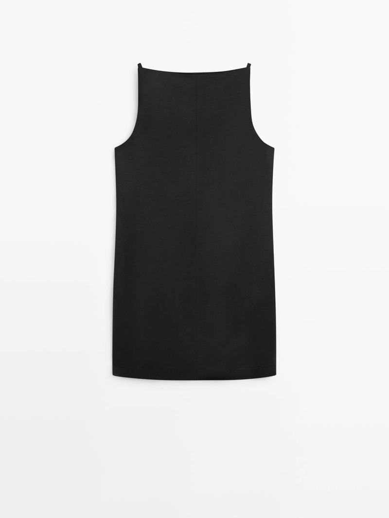 Платье мини с плавной посадкой