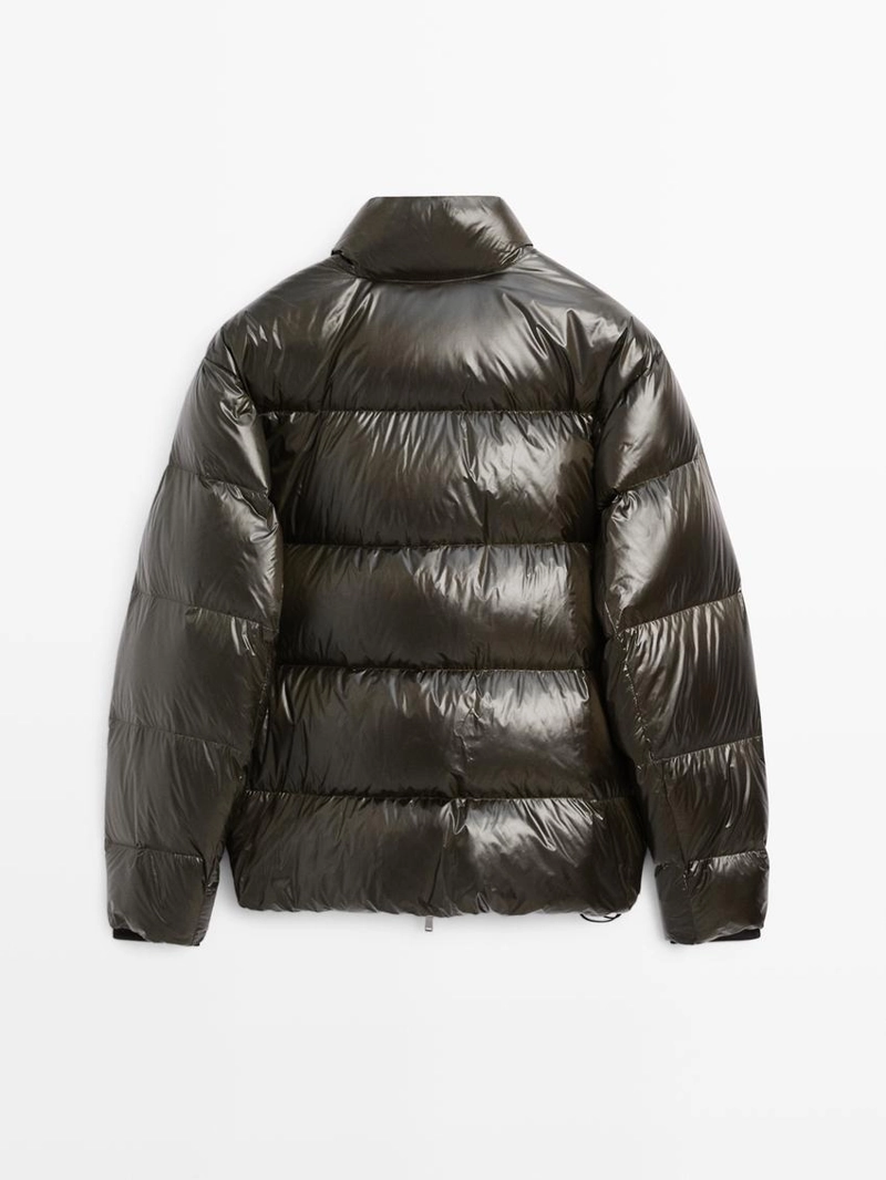 Пуховик с наполнителем из пуха и перьев