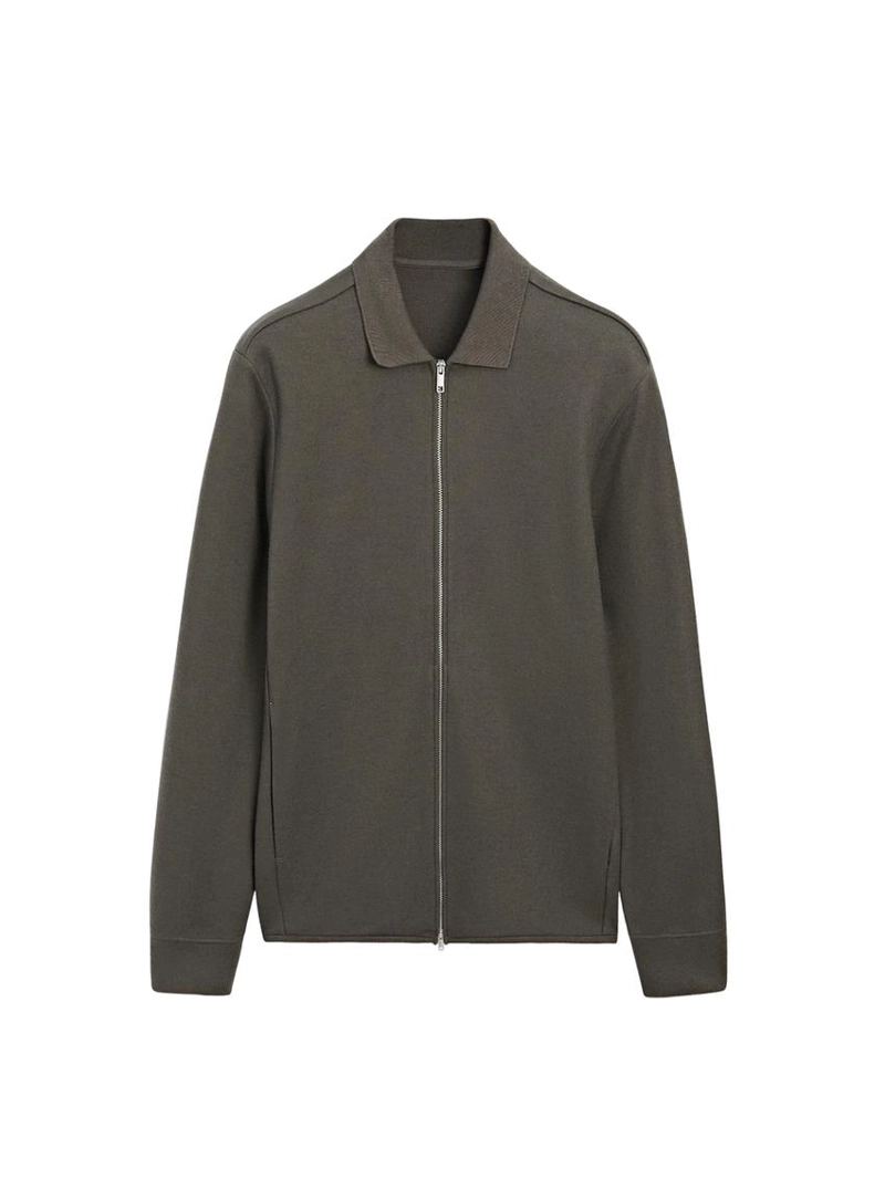 Куртка с молнией и воротником