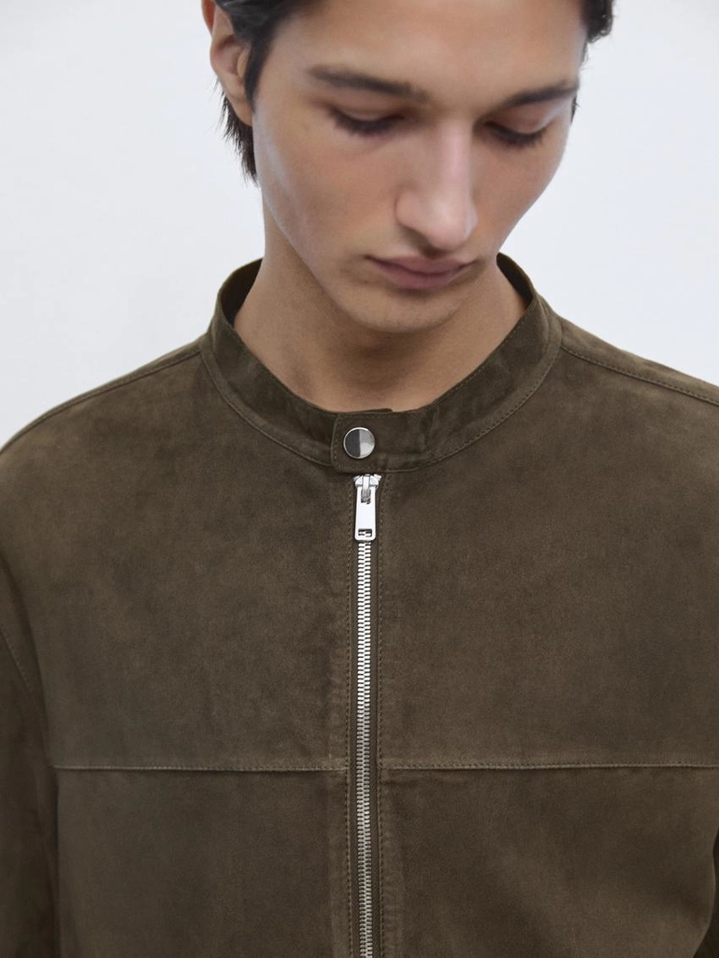 Куртка из замши